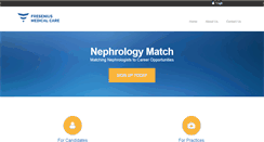 Desktop Screenshot of nephrologymatch.com